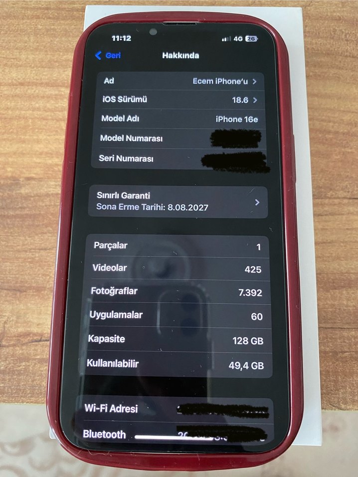 iPhone 16e 128 gb - Görsel 5