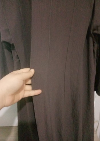 abaya ferace  ithal ayrobin kumaş - Görsel 6