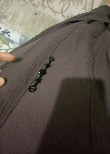 abaya ferace  ithal ayrobin kumaş - Görsel 3