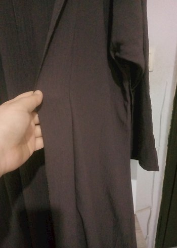 abaya ferace  ithal ayrobin kumaş - Görsel 5