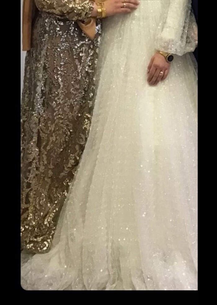 Özel dikim abiye payetli - Görsel 2