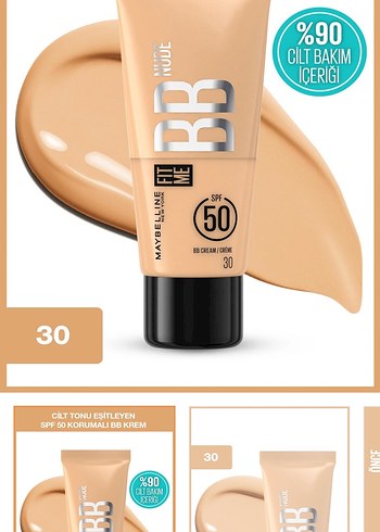 Maybelline BB Krem SPF 50 Beige - Görsel 7