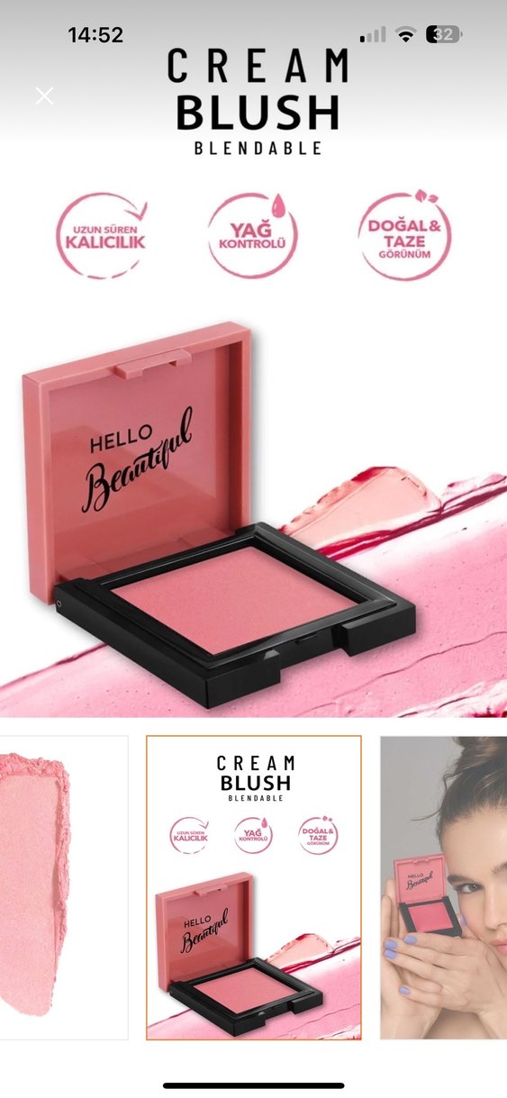 Pastel Krem Allık - Görsel 5