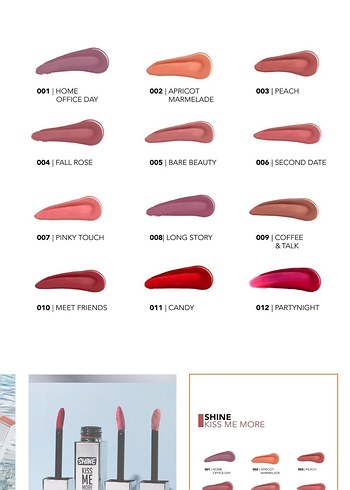 Flormar shine kiss ruj - Görsel 6