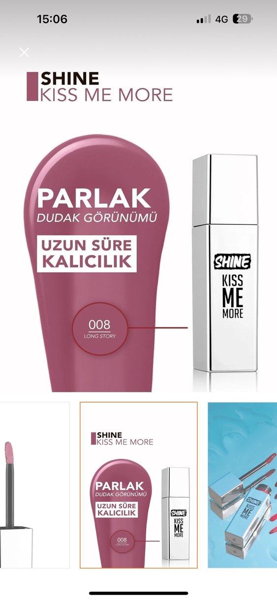 Flormar shine kiss ruj - Görsel 5
