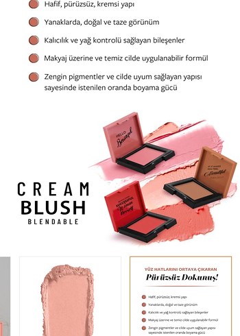 Pastel Krem Allık - Görsel 5