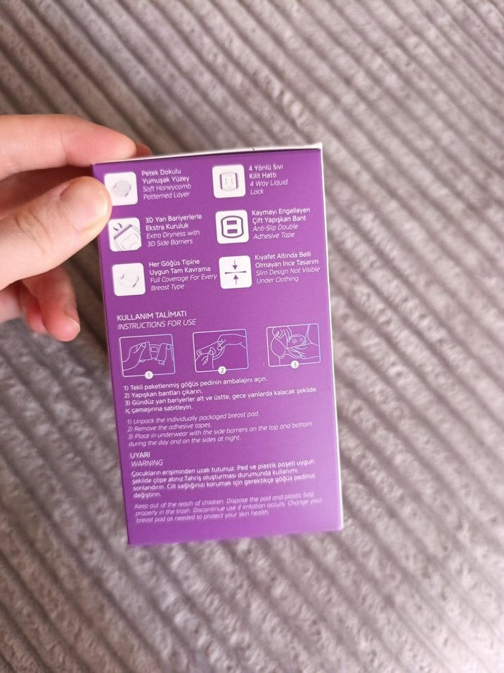 MOCHi Göğüs Pedi Beyaz 40'lı - Görsel 4