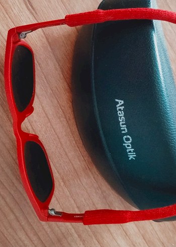 Kırmızı çocuk Güneş Gözlüğü unisex - Görsel 4