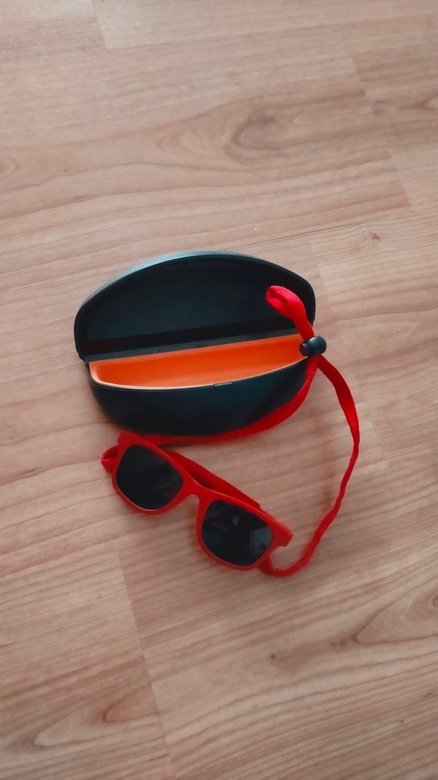 Kırmızı çocuk Güneş Gözlüğü unisex - Görsel 5