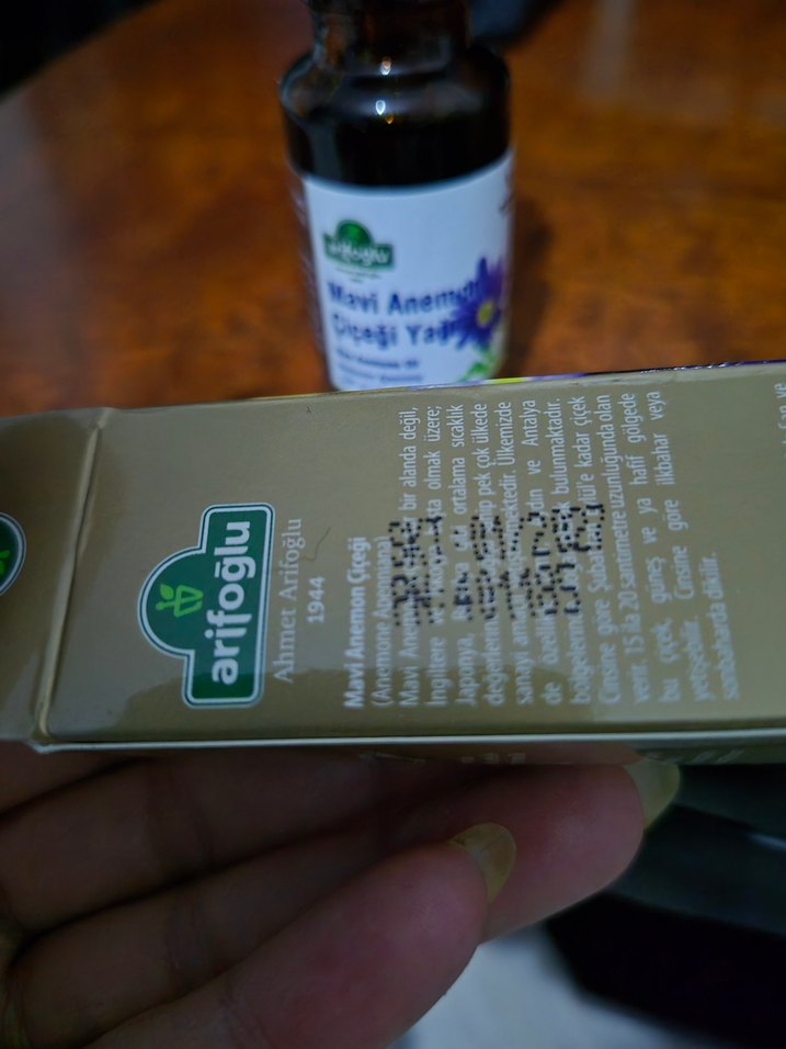 Ahmet Arifoğlu Mavi Anemon Çiçeği Yağı 20 ml - Görsel 2