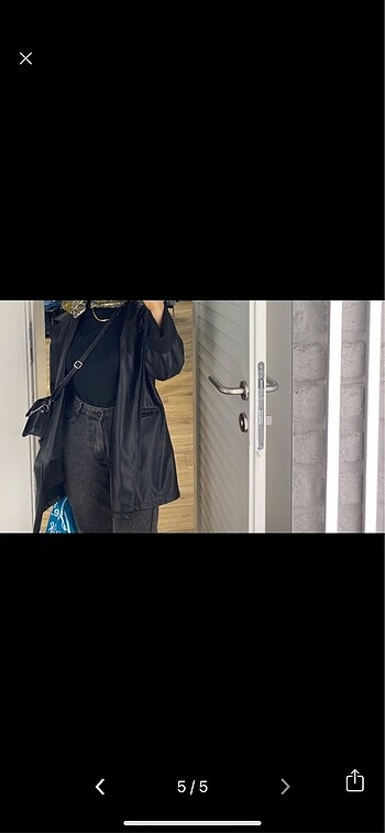 Zara DERİ CEKET