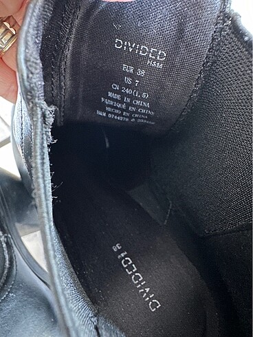 38 Beden siyah Renk H&M kısa bot