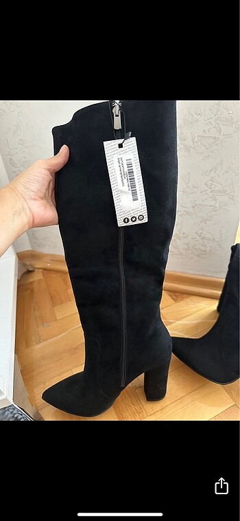 Boohoo uzun çizme - Görsel 5