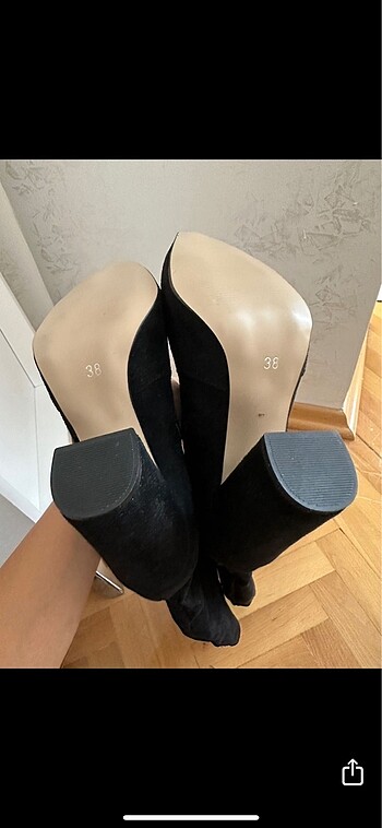 Boohoo uzun çizme - Görsel 7