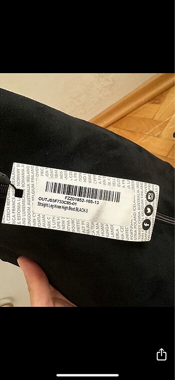 Boohoo uzun çizme - Görsel 6