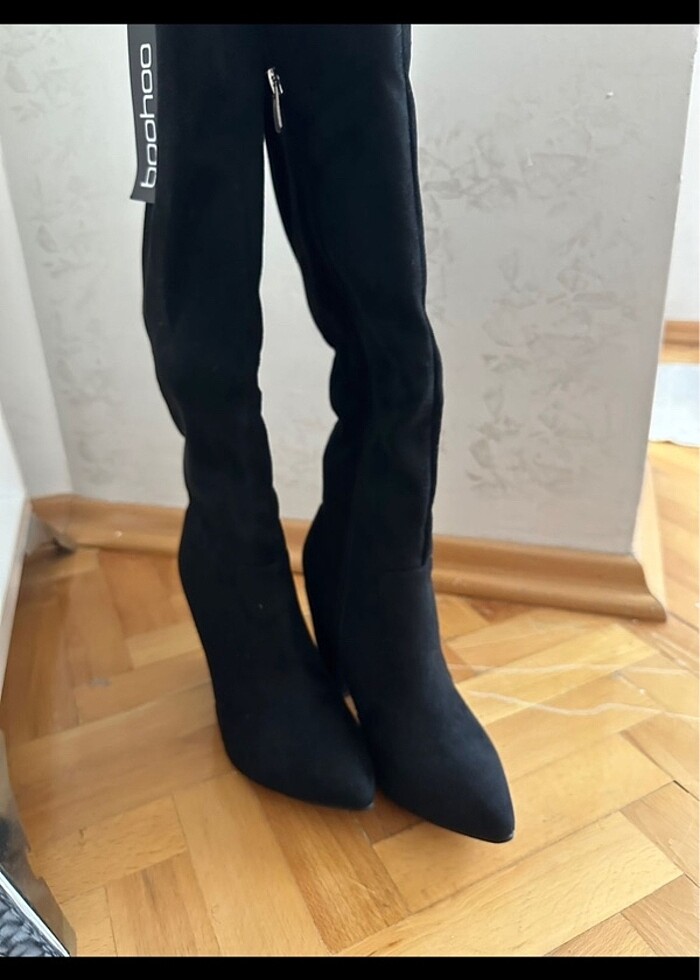 Boohoo uzun çizme - Görsel 3