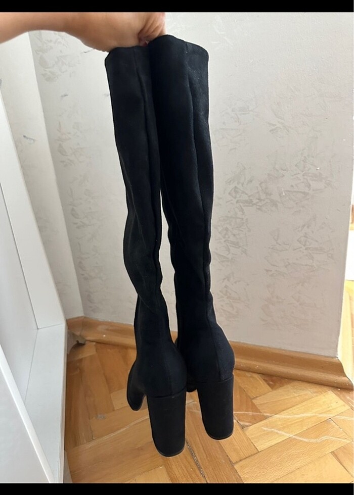 Boohoo uzun çizme - Görsel 4