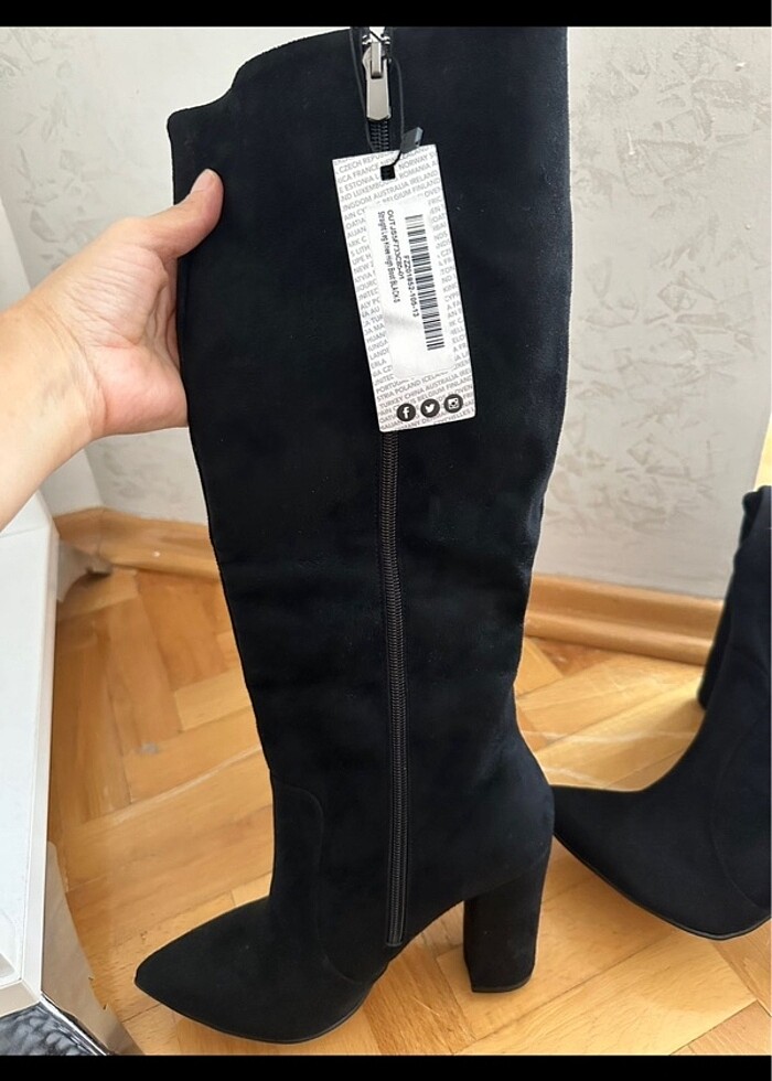 Boohoo uzun çizme - Görsel 5