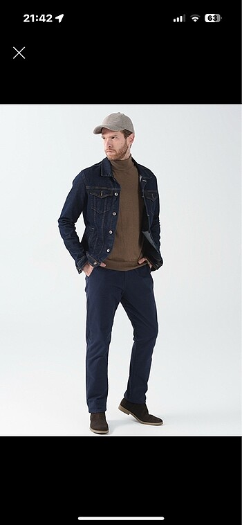 Fabrika erkek regular fit chino pantolon - Görsel 2