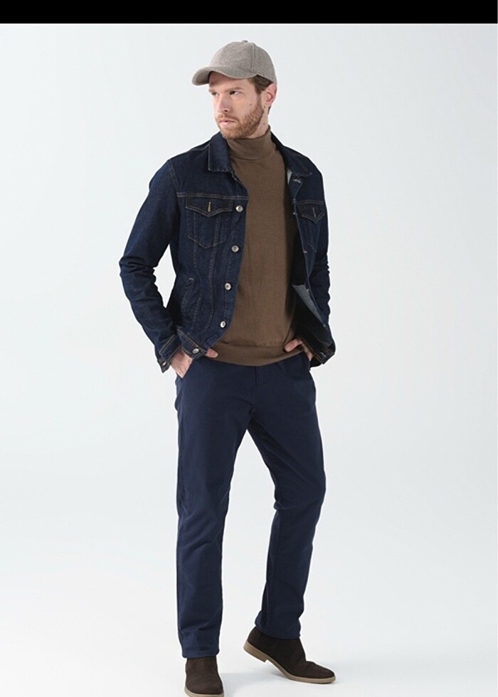 Fabrika erkek regular fit chino pantolon - Görsel 2