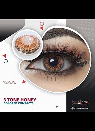 Pure honey ve lens kabı
