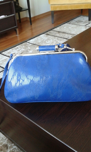 mavi abiye çanta