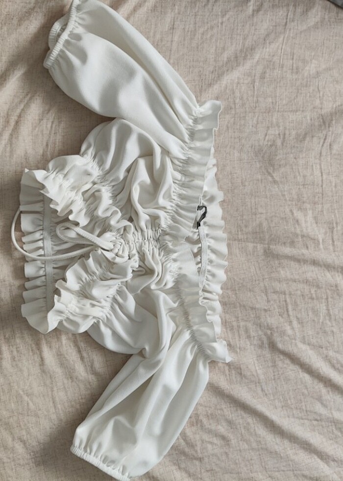 Balon kollu büstiyer  - Görsel 2