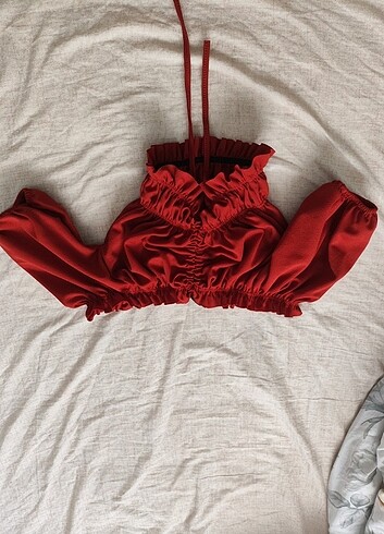 Balon kollu büstiyer  - Görsel 3