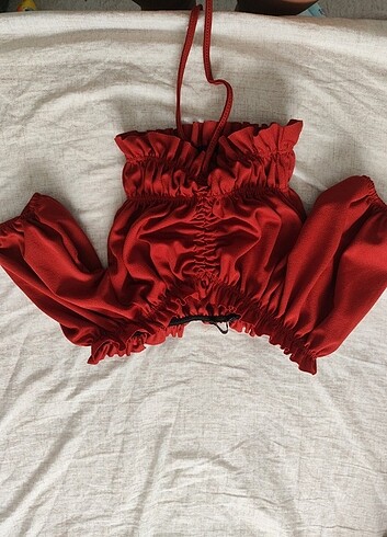 Balon kollu büstiyer  - Görsel 4