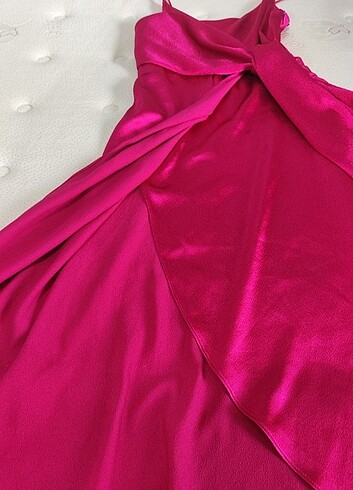 Çapraz detaylı abiye elbise  - Görsel 6