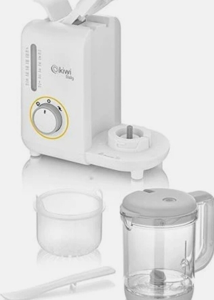Buharlı pişirici ve blender bebek mama yapma makinasi - Görsel 3