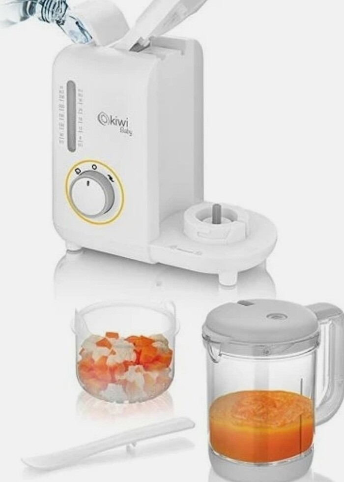 Buharlı pişirici ve blender bebek mama yapma makinasi - Görsel 4