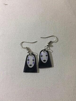 no face spirited away küpe çifti