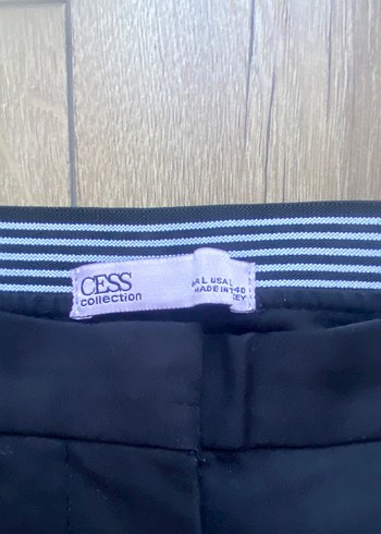 40 Beden Siyah Kadın Denim Kumaş Pantolon