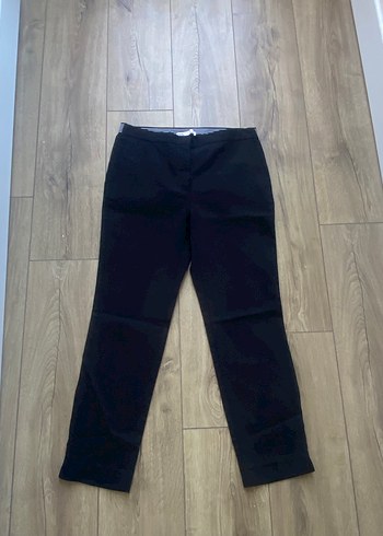 Siyah Kadın Denim Kumaş Pantolon