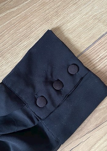 Kolları şifon yelek ceket - Görsel 4