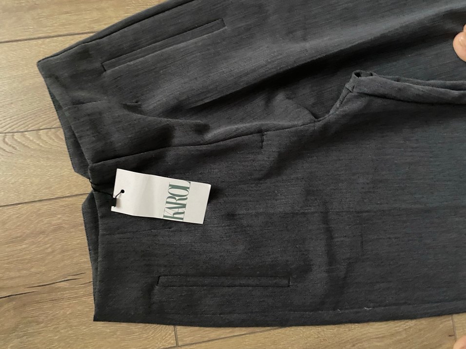 Gri Kadın Denim Normal Kesim Pantolon - Görsel 3