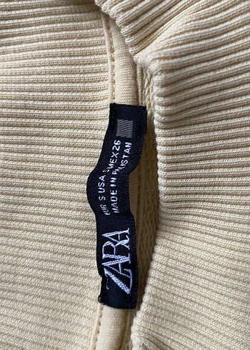 Bej Basic Uzun Kollu  Tişört - Görsel 3