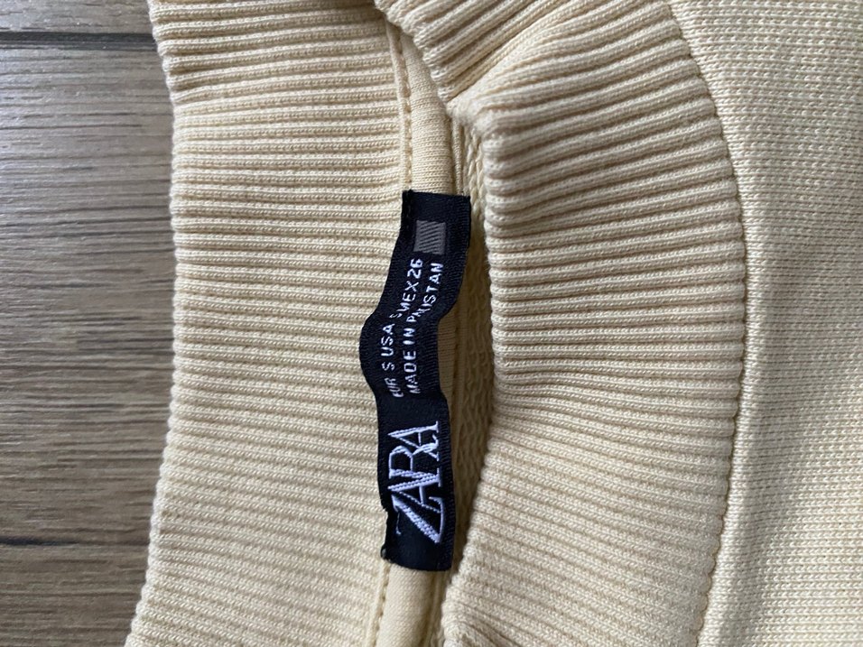 Bej Basic Uzun Kollu  Tişört - Görsel 3