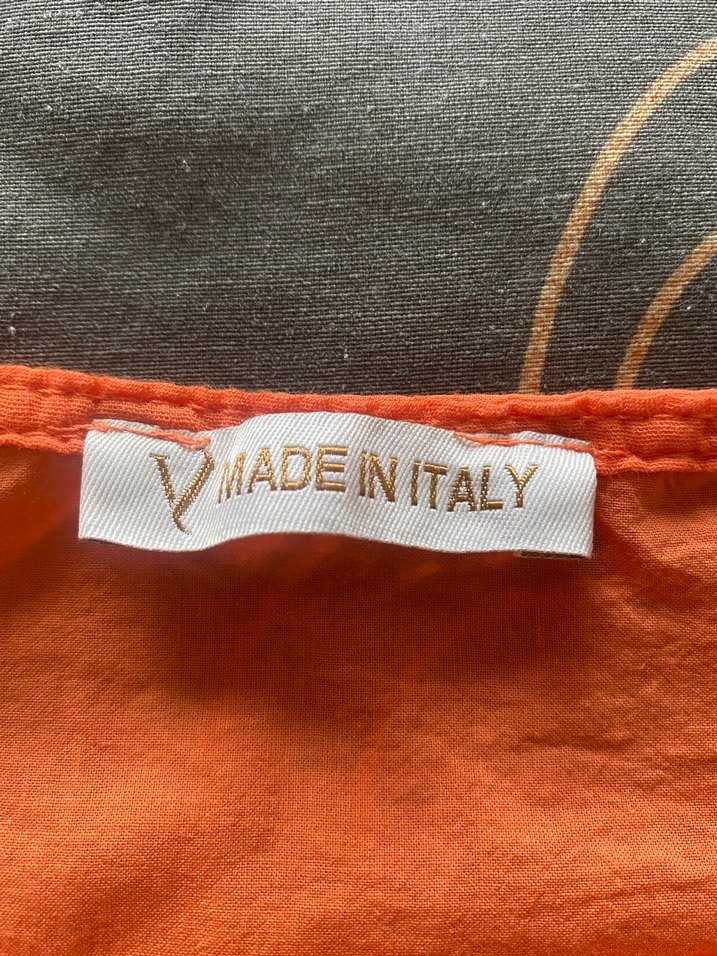 Turuncu Keten  Mini Etek - Görsel 2