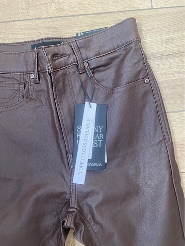 Stradivarius Deri pantolon