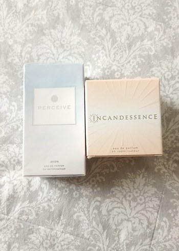 Avon Perceive ve Incandessence Kadın Parfümü iki adet