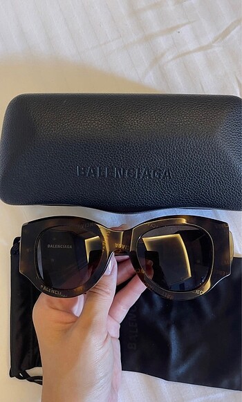 Beden kahverengi Renk Balenciaga güneş gözlüğü