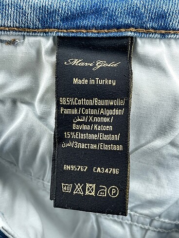universal Beden mavi Renk Mavi Jeans Jean / Kot %70 İndirimli.