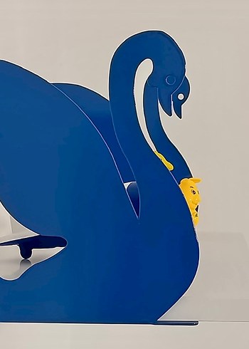 Renkli Mavi Oyuncak Uçak ve Hayvan Figürleri - Görsel 3