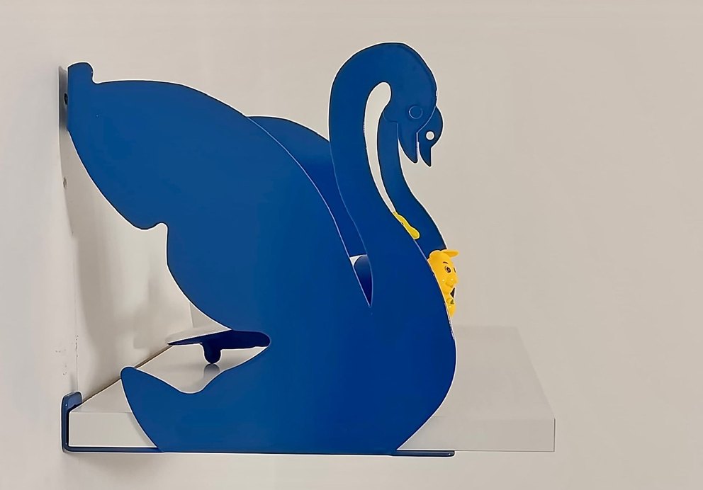 Renkli Mavi Oyuncak Uçak ve Hayvan Figürleri - Görsel 3