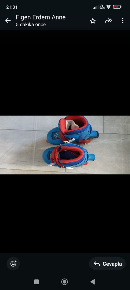 Mavi  Spor Paten Ayakkabısı - Görsel 4