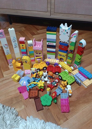 Renkli Lego Blok ve Figür Seti