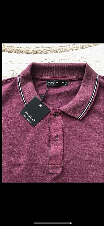 Mudo Mudo S beden Polo yaka tişört sıfır