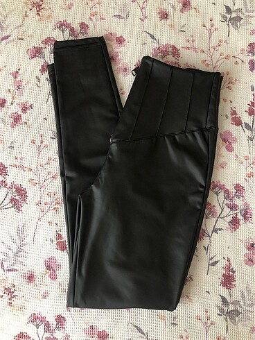 Korseli mat deri tayt - Görsel 2